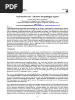 Globalization and Collective Bargaining in Nigeria