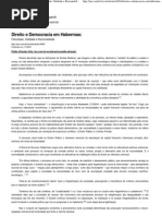 Direito e Democracia em Habermas_ Faticidade, Validade e Racionalidade 