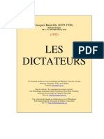 Jacques Bainville, Les Dictateurs