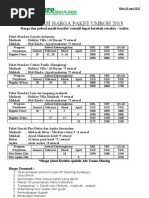 Download Price List Umroh 2013 ESTIMASI by Alhanif Wisata SN105772381 doc pdf