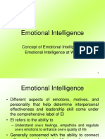 Emotional Intelligence: Concept of Emotional Intelligence Emotional Intelligence at Work