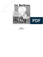 [Literatura] Obras Seletas - Vol 8 - Rui Barbosa