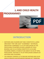 MCH and RCH Programmes