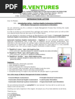 Introduction Letter - Napkin Incinerator