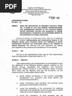 Download Executive Order 79 Implementing Rules and Regulations IRR by Arangkada Philippines SN105785313 doc pdf