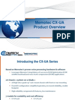 Memotec CX-UA Product Overview June 2012 - 1