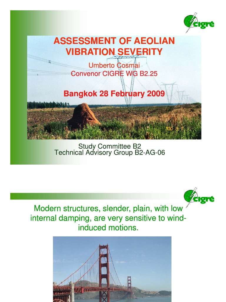 Aeolian Vibration Severity Assessment | PDF | Fatigue (Material ...