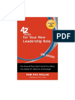 42 Rules for Your New Leadership Role (2nd Edition)