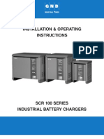 SCR100 Charger Installation &amp Operating Instructions, 2002-09-02