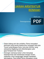 Sejarah Arsitektur Romawi