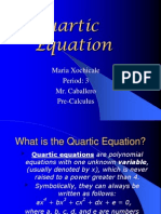 Quartic Equation