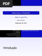 Prof. Milton Lopes - Matemática e Realidade