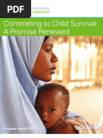  2012 Progress Report on Committing to Child Survival
