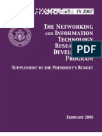FY 2007 Supplement to the President's Budget