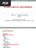 Ec2203-Unit IV Memory Devices Digital Electronics