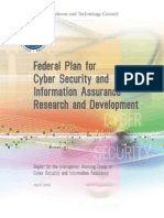 Federal Plan For Cyber Security and Information Assurance Research and Development