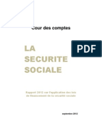 Rapport Securite Sociale 2012 Cour Des Comptes