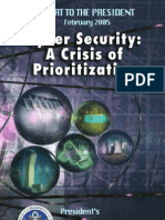 PITAC Report - Cyber Security- A Crisis of Prioritization