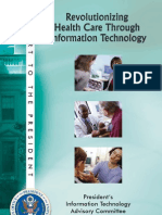 PITAC Report - Revolutionizing Healthcare Through Information Technology