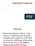 Financial Statemnts Analysis