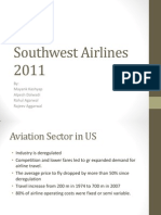 Southwest Airlines 2011: By: Mayank Kashyap Alpesh Dalwadi Rahul Agarwal Rajeev Aggarwal