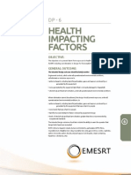 Health Impacting Factors: Objective