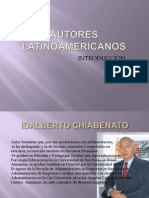 Autores Latinoamericanos de La Administracion