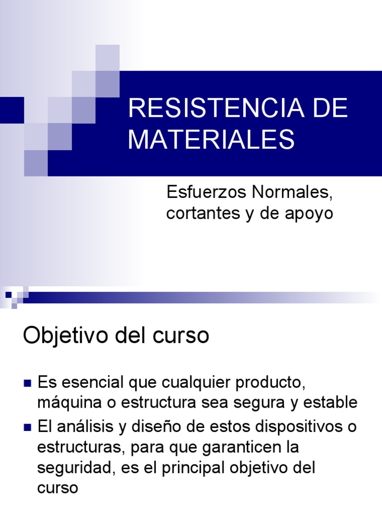 Esfuerzos y Deformaciones en Materiales | PDF | Resistencia de ...