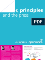 Power Principles and the Press Open Road and Populus1