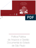 Livro Politica Publica de Arquivos e Gestao Documental