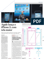 Apple lança o iPhone 5, com tela maior