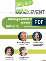 Event A: Ensuring Women Take Their Place As Leaders