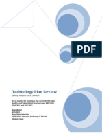EDTECH 554 - District Technology Plan Review