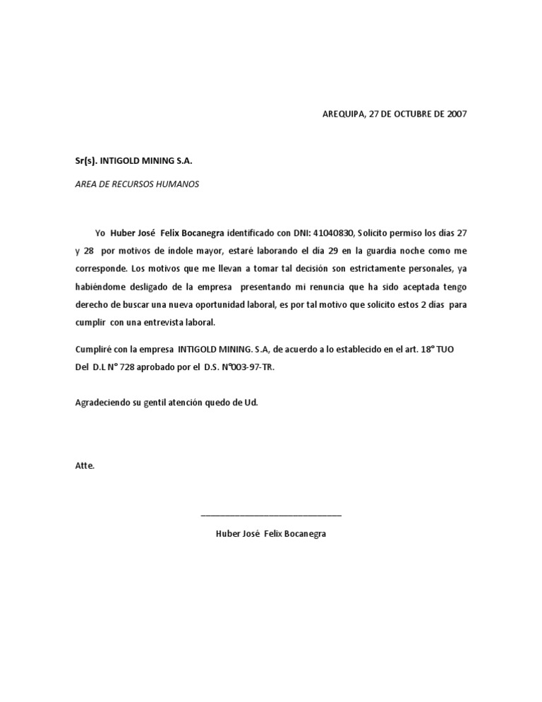 Carta De Permiso Laboral Por Enfermedad Mide | Porn Sex Picture