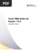 ToadforOracle 115 DBA Suite Installation Guide