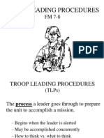 Intro To Troop Leading Procedures