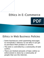 Ethics in E-Commerce