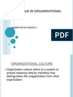 Ethical Issue in Organisational Culture
