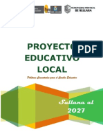 Download PROYECTO EDUCATIVO LOCAL DE SULLANA Versin post consulta by Edwin Millenium SN105884621 doc pdf