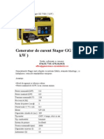 Generator de Curent Stager GG 7500