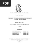 Download Proposal Pkm Dikti 2009 by indah_in SN105891759 doc pdf