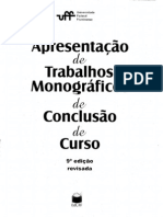 UFF Apresentacao de Trabalhos Monograficos