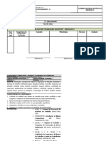 Plano de Trabalho Docente - Pronatec - Modelo