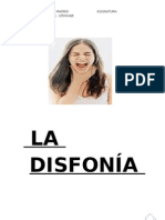 Disfonia