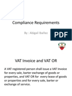 Taxation (Compliance Requirements)