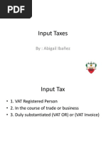 Download Taxation Input Taxes by Lara Joy Junio SN105915516 doc pdf