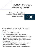 Randall Wray's MMT Presentation For Modern Money and Public Purpose