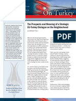 The Prospects and Meaning of A Strategic EU-Turkey Dialogue On The Neighborhood