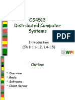 CS4513 Distributed Computer Systems