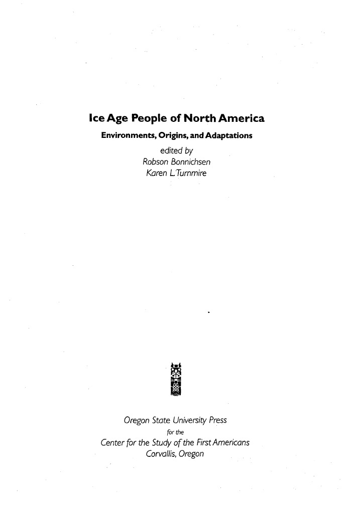 Ice Age Humans in North America | PDF